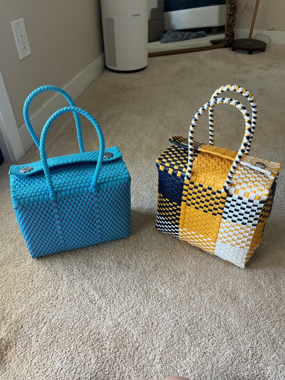 Mexico Woven Tote Bag - Set of 2